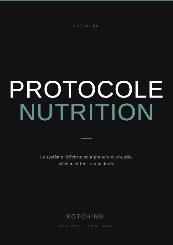 Couverture Protocole Nutrition KoTching