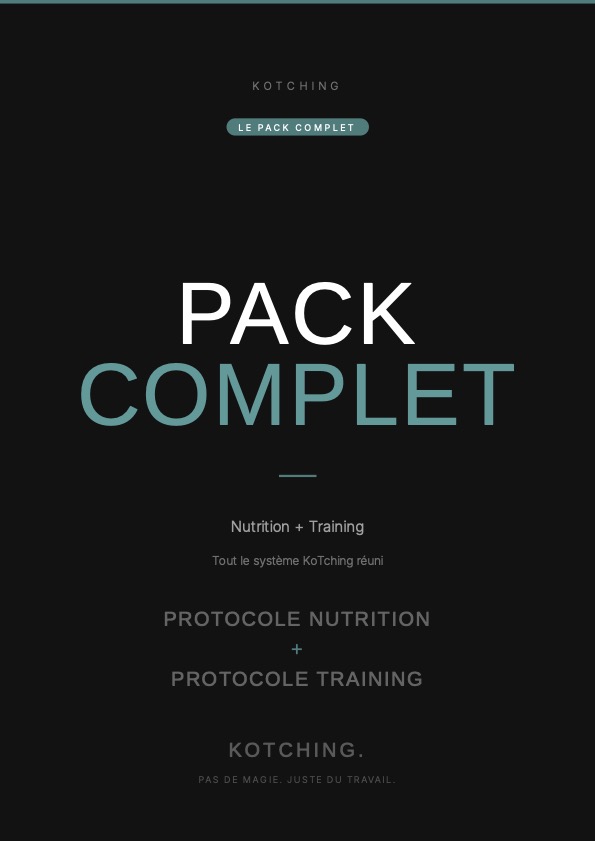 Couverture Pack Complet KoTching